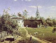 Isaac Levitan Golden Autumn,in the Village painting